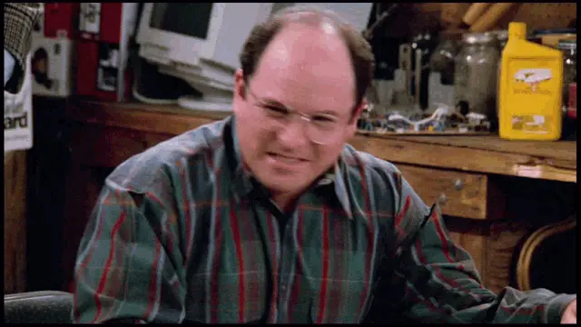 Seinfeld clip showing man shouting Serenity now