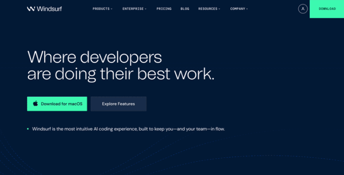 example of pop colour in use on a desktop website